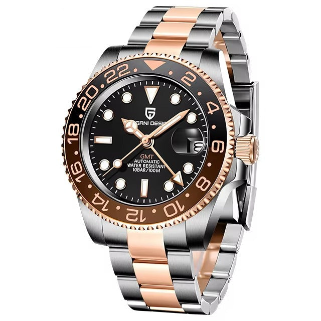 Automatic GMT Travel Watch β Built for Global Lifestyles