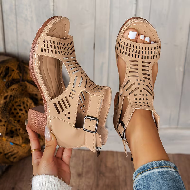 Lia Sandals™ — Elegant Block-Heel Comfort for Any Occasion