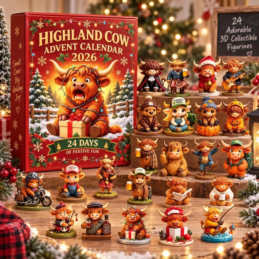 Highland Cow Advent Calendar