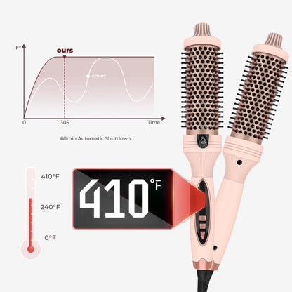 Thermal PRO - 3-in-1 Pro Negative Ion Two PTC Heaters Thermal Brush