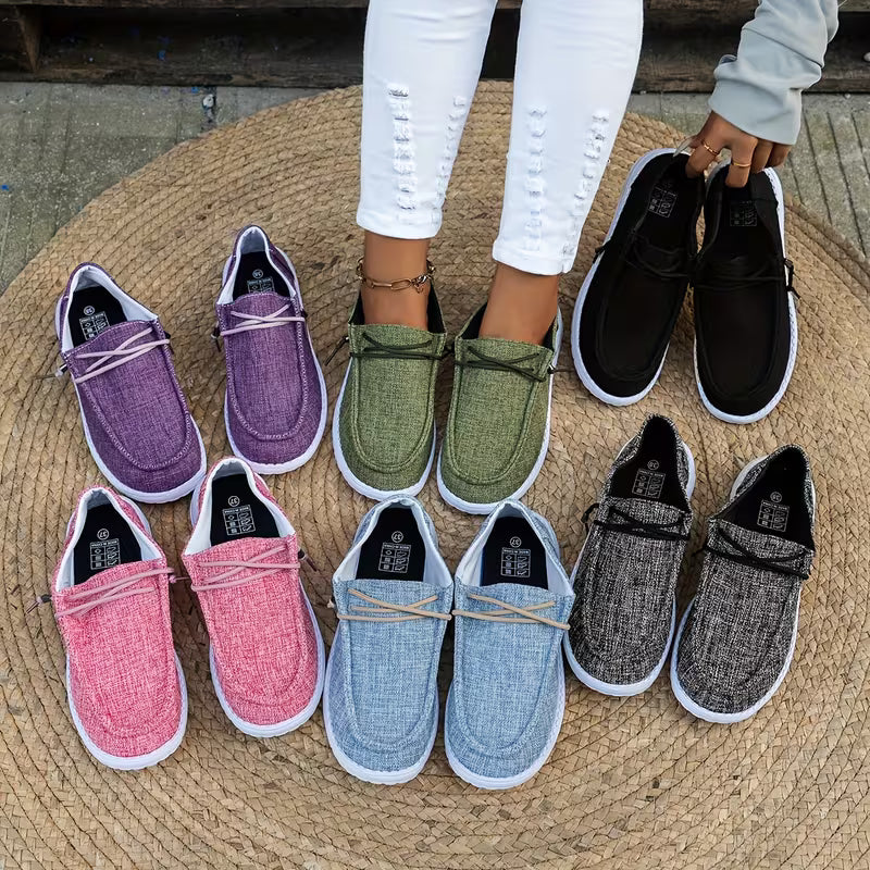 Linna Casual Shoes — Women’s Breathable Loafers with Non-Slip Sole