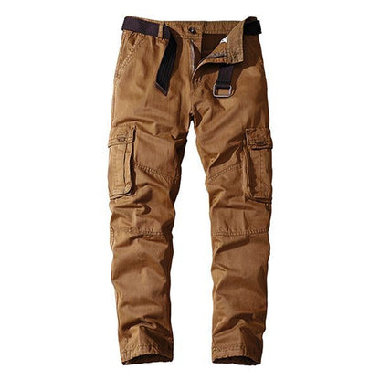 CASUAL STRAIGHT MULTI-POCKET CARGO PANTS 05518675M (BELT EXCLUDED)