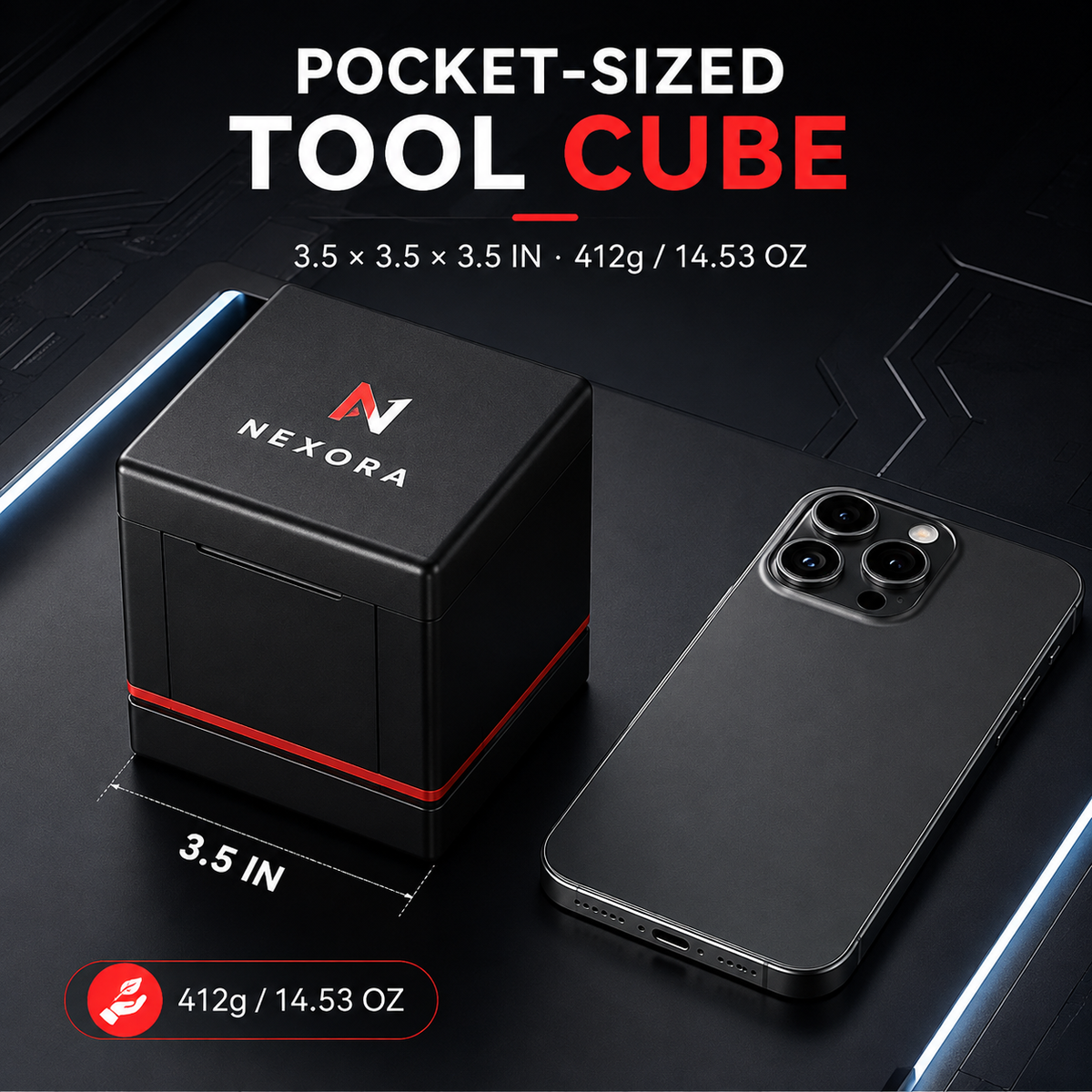 NEXORA - 55 in 1 magnetic tool kit