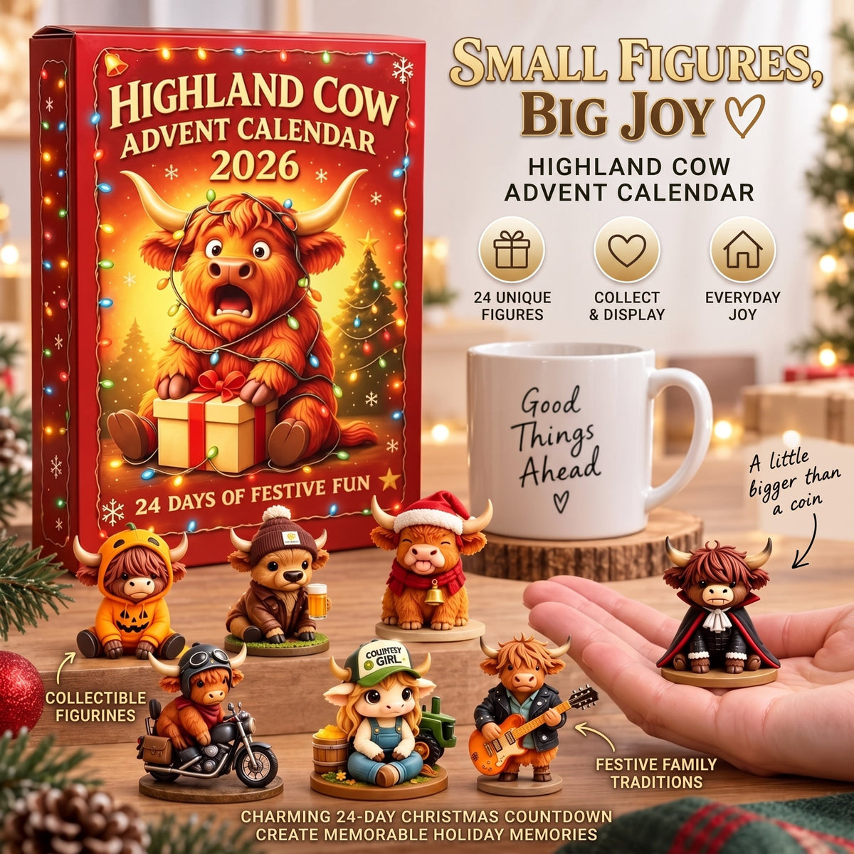 Highland Cow Advent Calendar