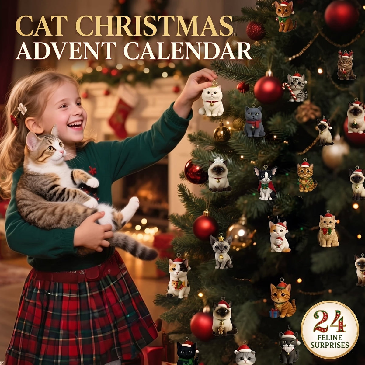 Cat Christmas Advent Calendar