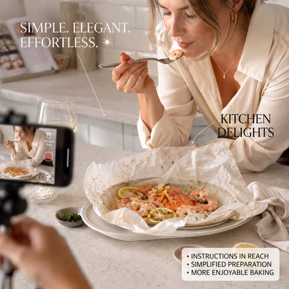 BakeGuide: Printed Recipe Baking Paper
