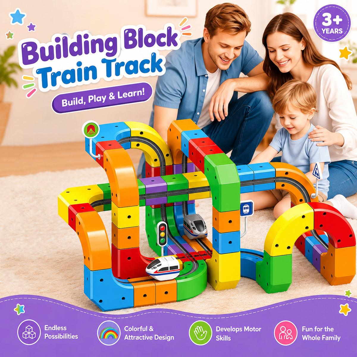 Magnetic AntiGravity Track Set