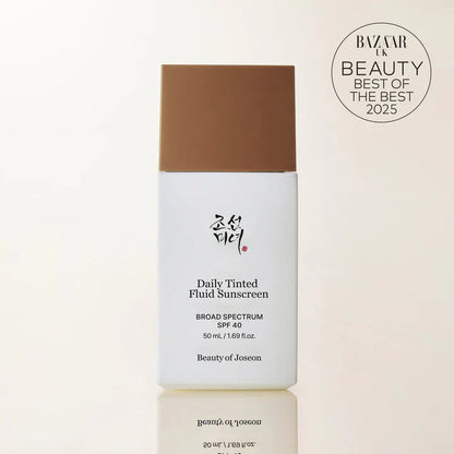 Daily Tinted Fluid Sunscreen SPF 40 — Lightweight Tint + Hydration + Shine Control