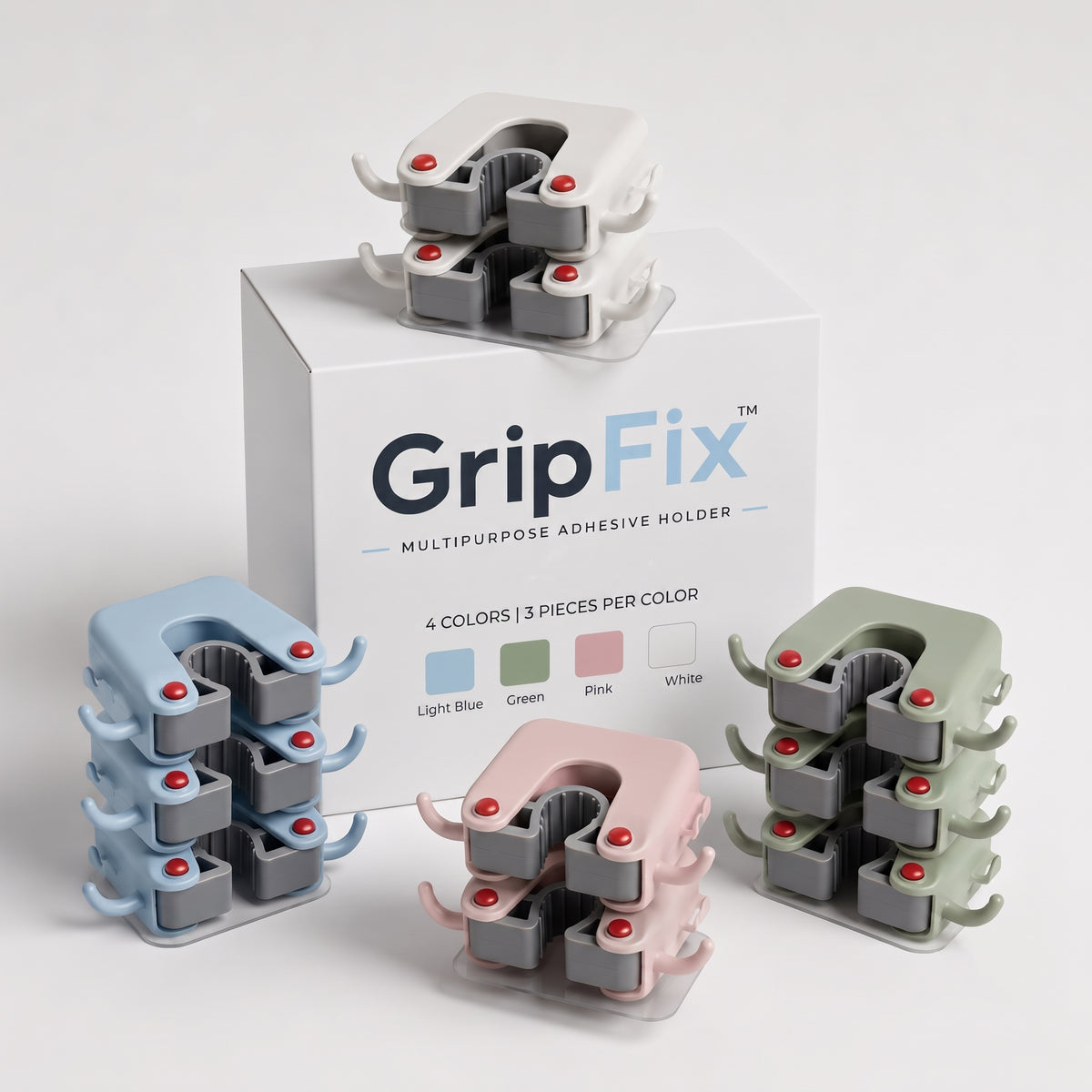 Multipurpose Adhesive Holder - GripFix