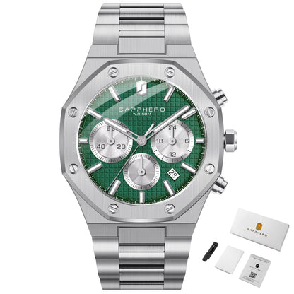Premium Automatic Chronograph Sport Watch (42mm, Sapphire Crystal)