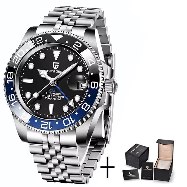 Automatic GMT Travel Watch — Built for Global Lifestyles