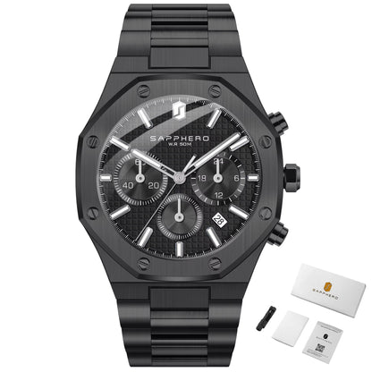 Premium Automatic Chronograph Sport Watch (42mm, Sapphire Crystal)
