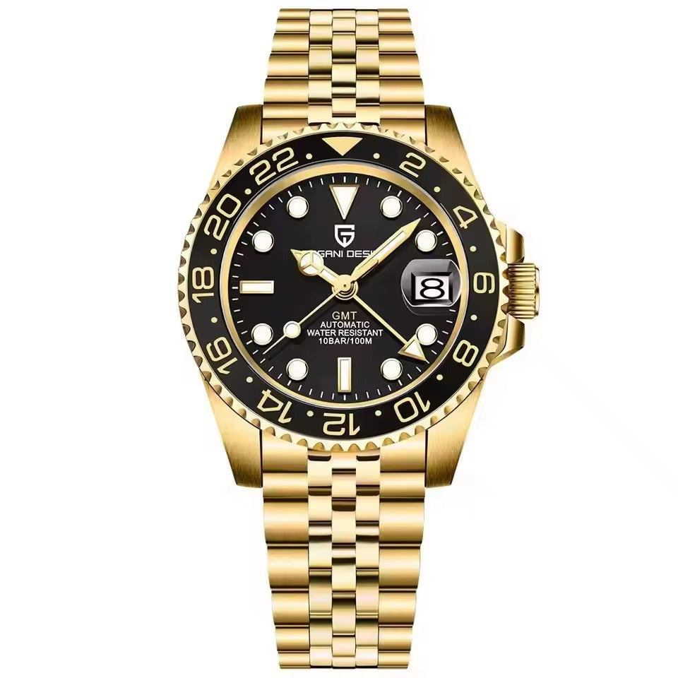 Automatic GMT Travel Watch — Built for Global Lifestyles