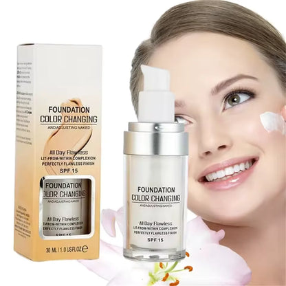 (1 + 1 Free) Magic Glow Foundation: Color-Changing