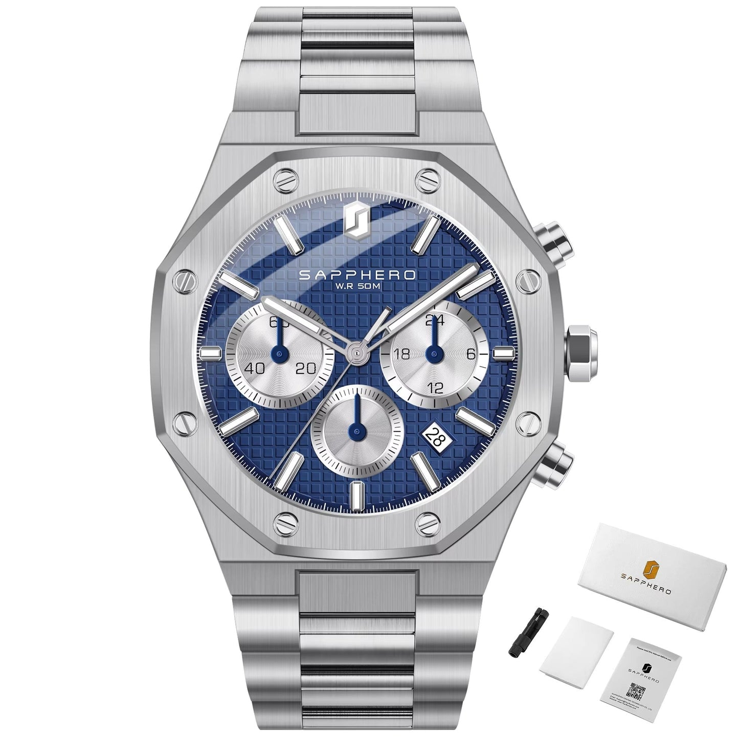 Premium Automatic Chronograph Sport Watch (42mm, Sapphire Crystal)