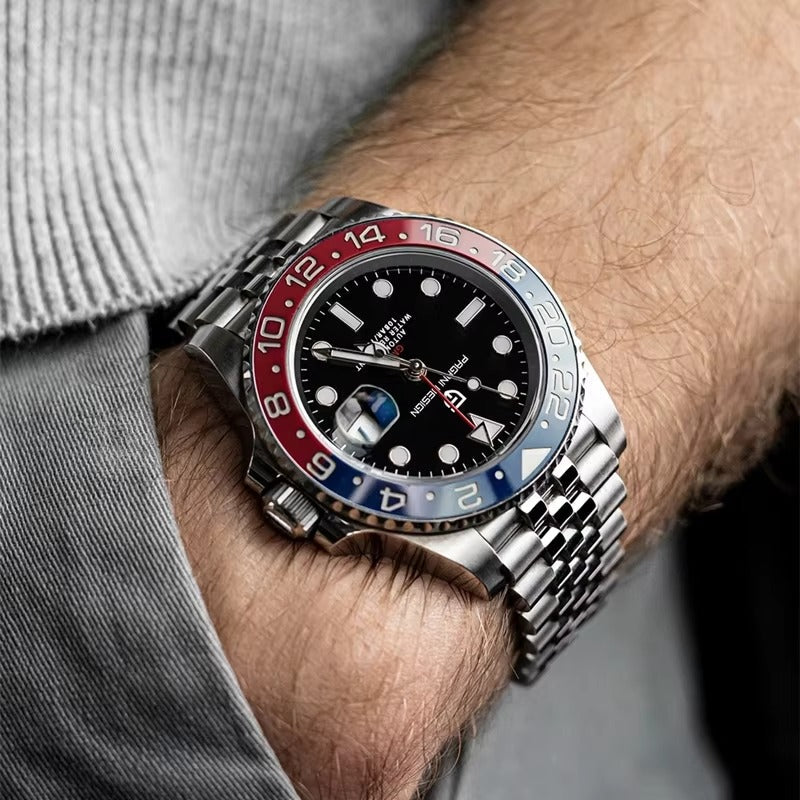 Automatic GMT Travel Watch — Built for Global Lifestyles