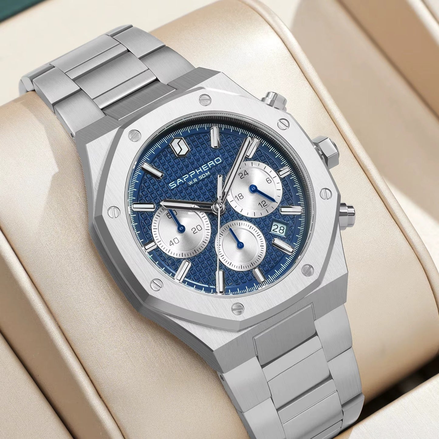 Premium Automatic Chronograph Sport Watch (42mm, Sapphire Crystal)
