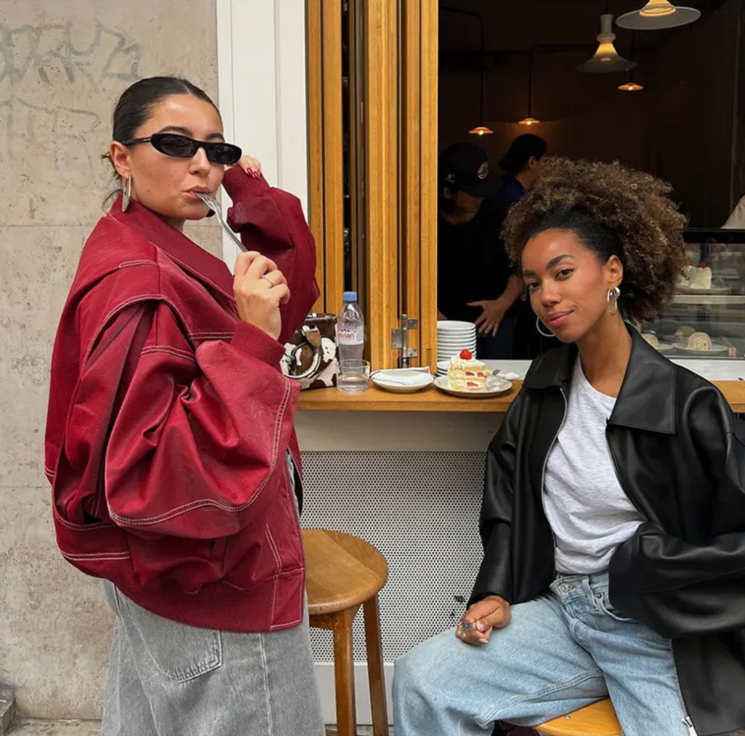 Oversized Red Jacket