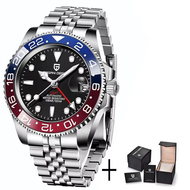 Automatic GMT Travel Watch — Built for Global Lifestyles