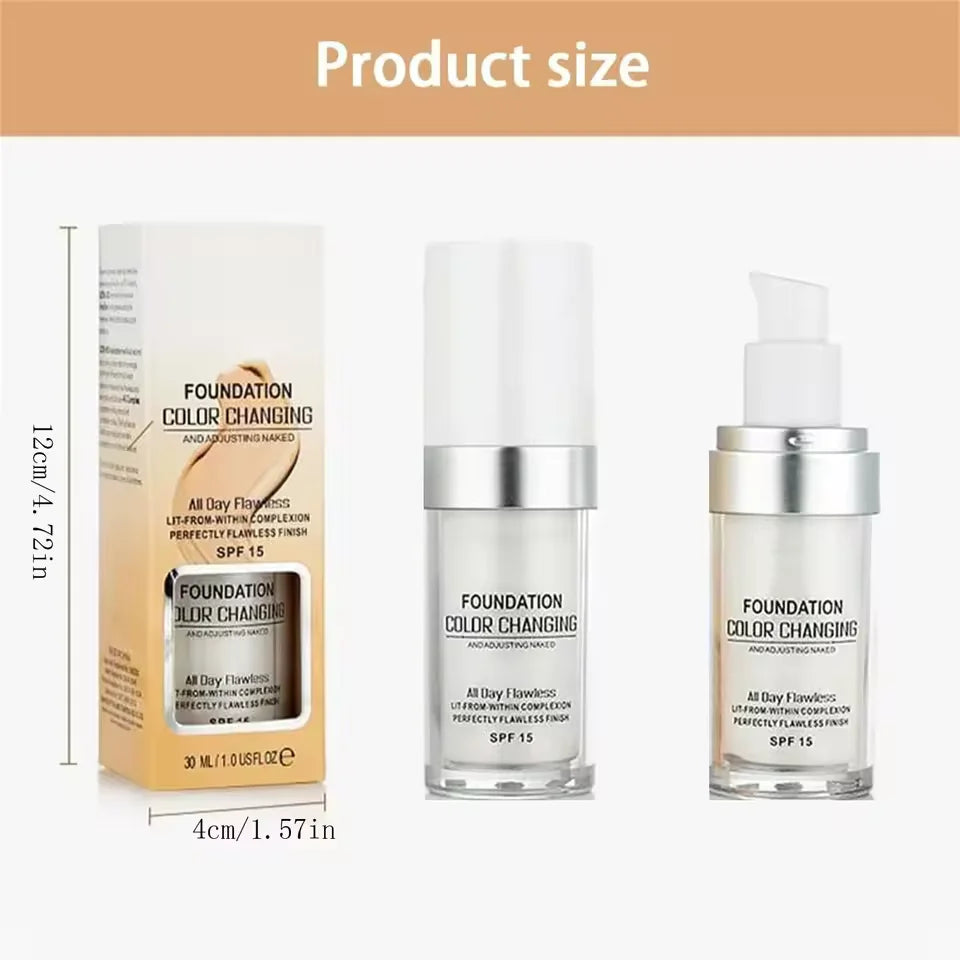 (1 + 1 Free) Magic Glow Foundation: Color-Changing