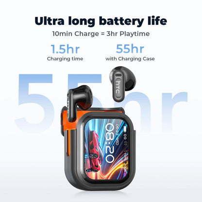 Bluetooth 5.4 Earphones LED Display High Fidelity Waterproof Wireless Earphones