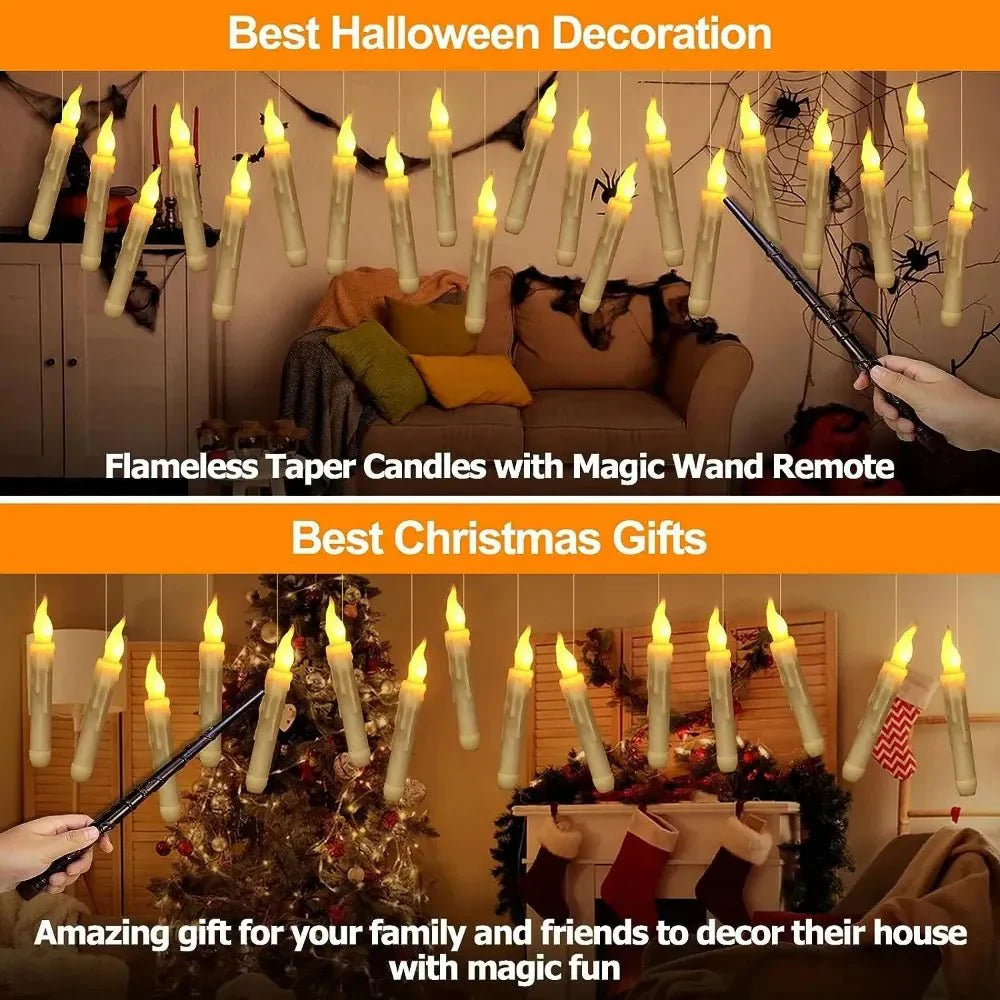 Flameless Magic Floating Candles