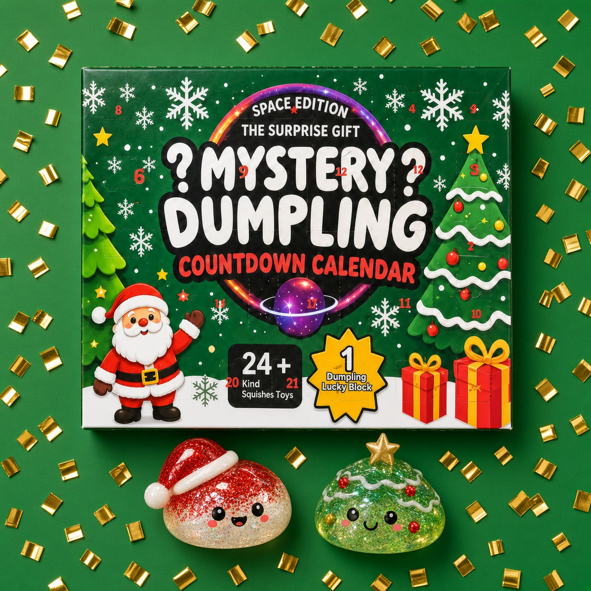 Mystery Dumpling Countdown Calendar Space Edition 2026