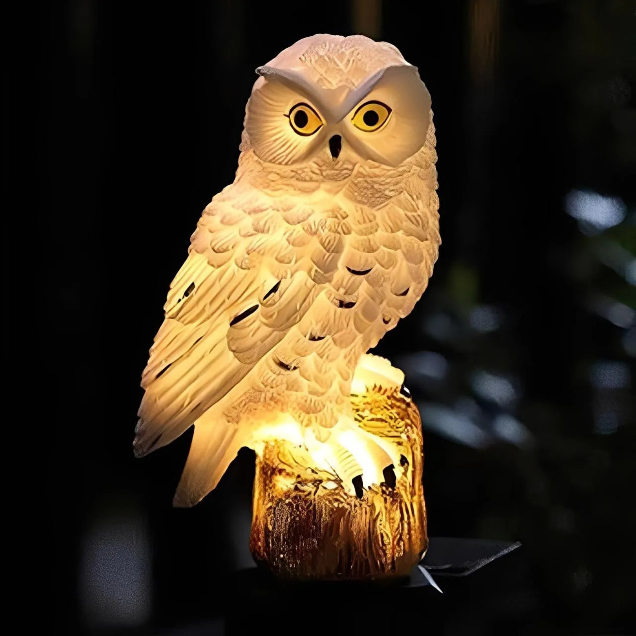 LuminOwl Solar Garden Light