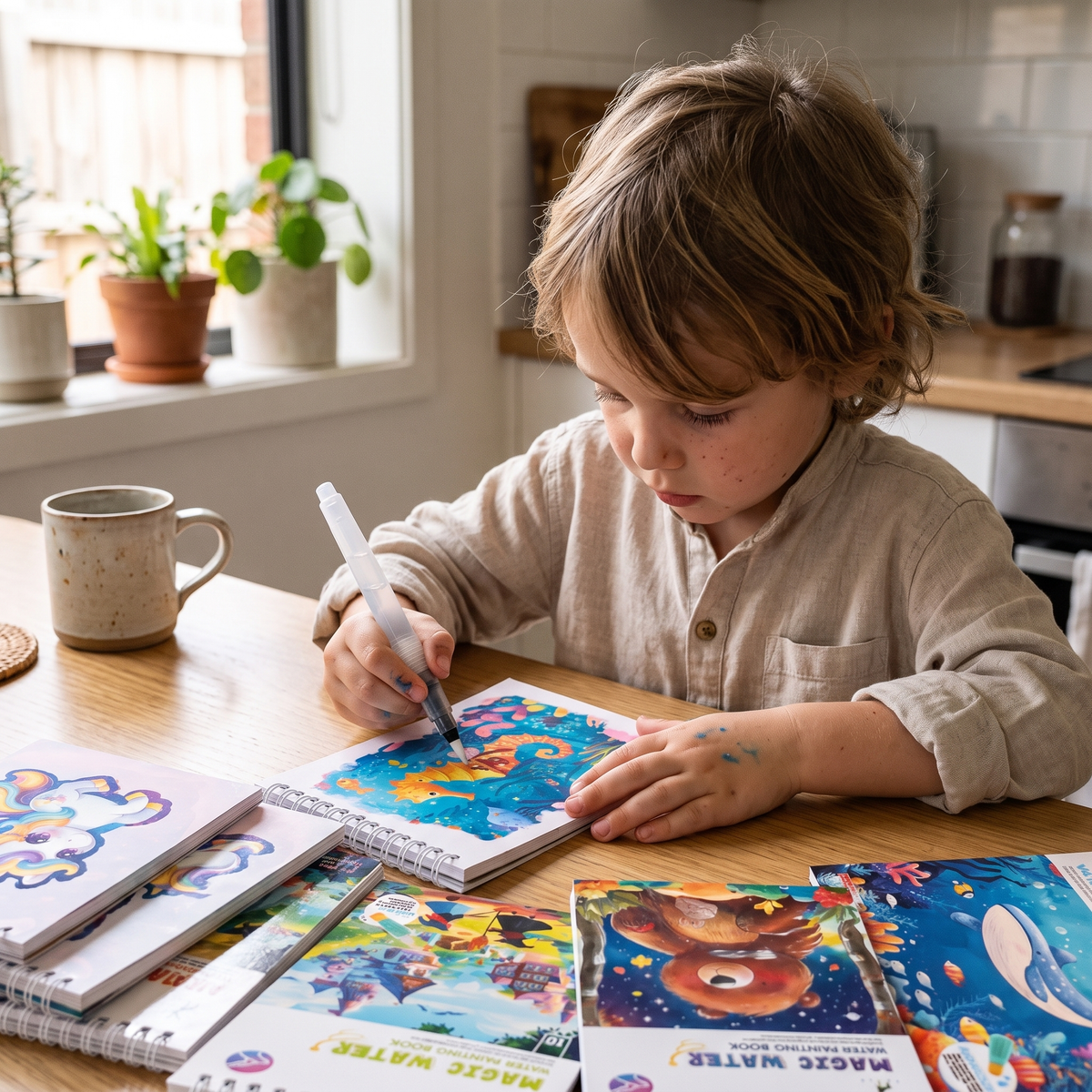Magic Water Paint Travel Book