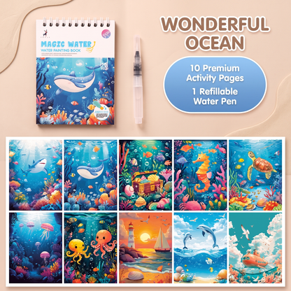 Magic Water Paint Travel Book