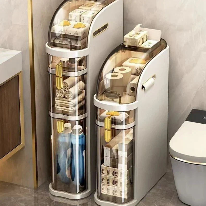 Rolling Bathroom Cabinet