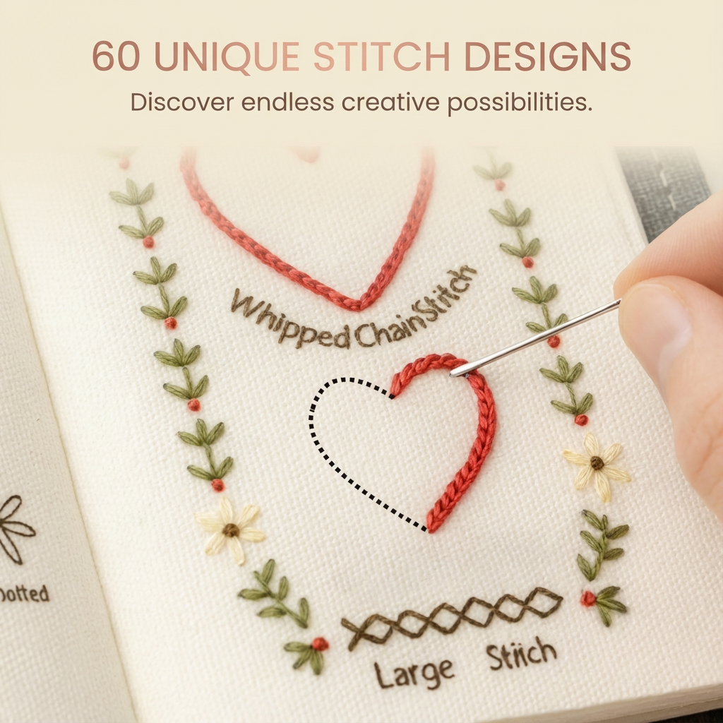 Easy Portable Embroidery Book