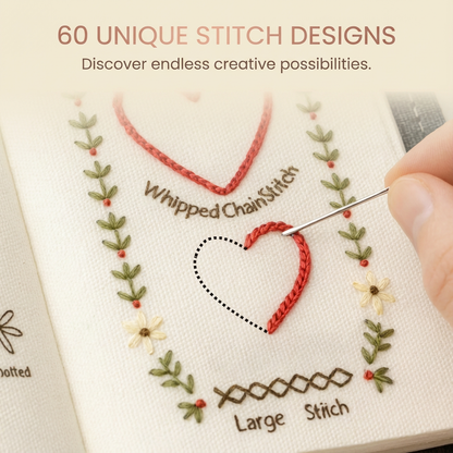 Easy Portable Embroidery Book