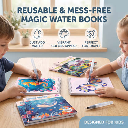 Magic Water Paint Travel Book