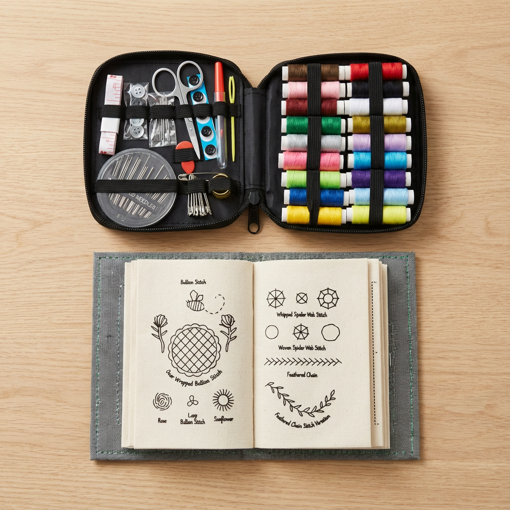 Easy Portable Embroidery Book