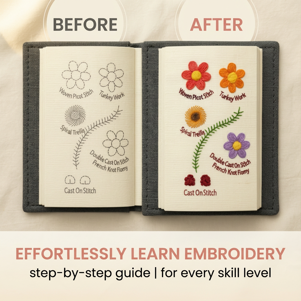 Easy Portable Embroidery Book