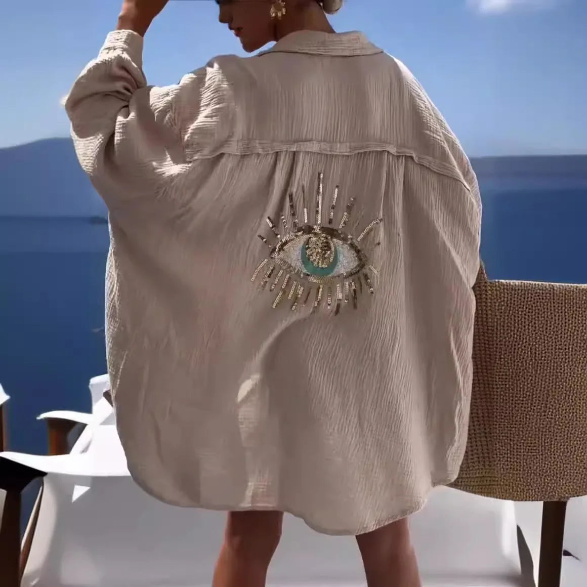 BeachBreeze Sequin Shirt