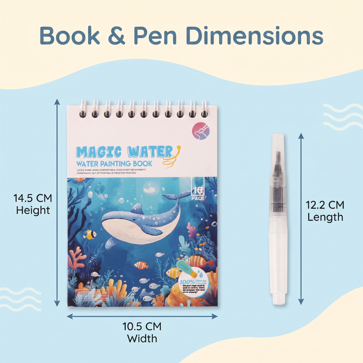Magic Water Paint Travel Book