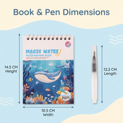 Magic Water Paint Travel Book