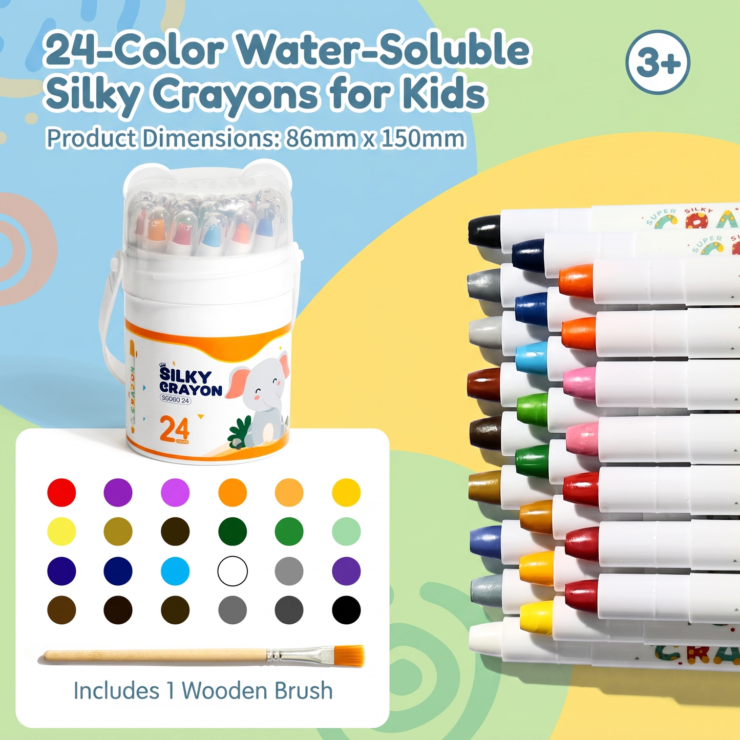 Twistable Colour Crayons Set