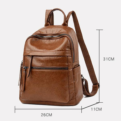 VINTAGE SOFT LEATHER BACKPACK  14956620X