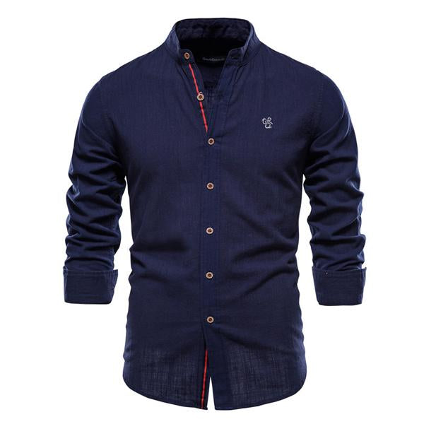 MEN'S COTTON LINEN SHIRT  93795703X